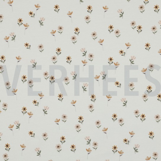 JERSEY DIGITAL FOREST ANIMALS WHITE #7