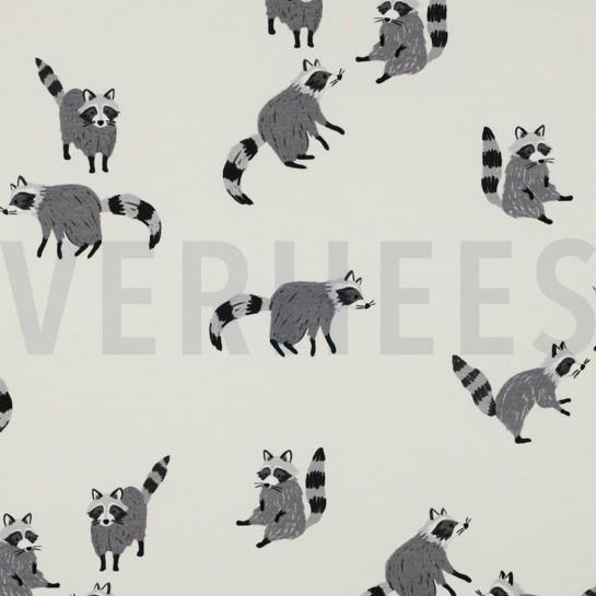 JERSEY DIGITAL WASCHBÄREN GEBROCHEN WEISS #7