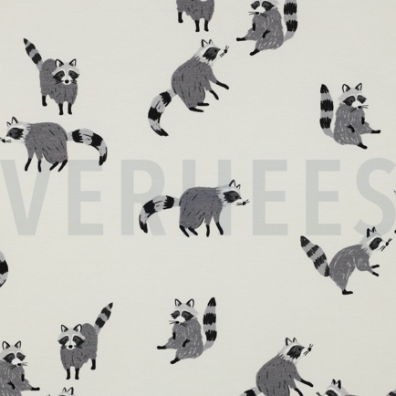 JERSEY DIGITAL WASCHBÄREN GEBROCHEN WEISS (hover)