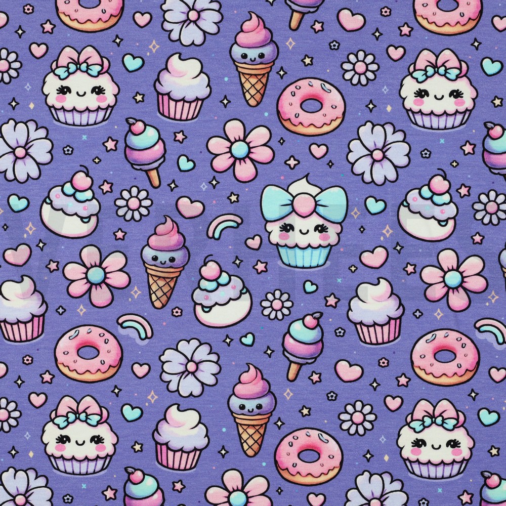 JERSEY DIGITAL NAHRUNG LAVENDEL