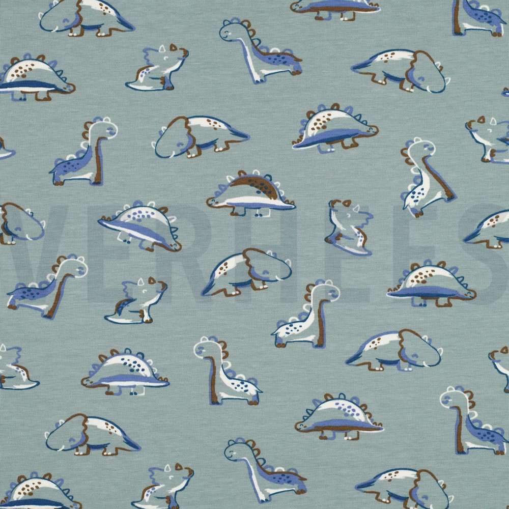 JERSEY GOTS DINOSAURUSSEN SALIEGROEN