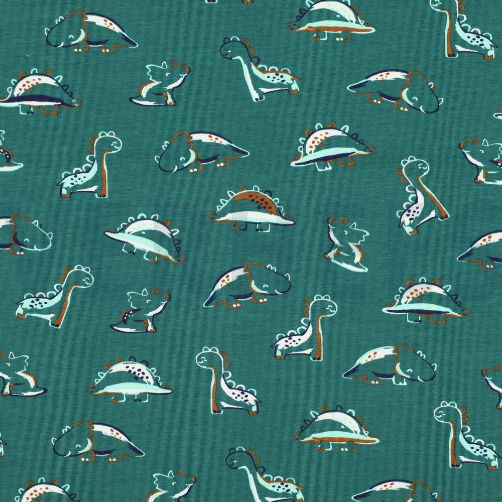 JERSEY GOTS DINOSAURUSSEN PETROL