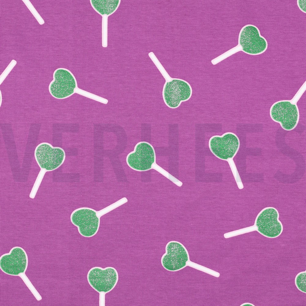 JERSEY GLITZER LOLLIPOP LILA/VIOLETT