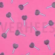 JERSEY GLITTER LOLLY FUCHSIA (thumbnail)