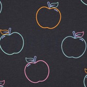 JERSEY MELANGE ÄPFEL ANTHRAZIT (thumbnail)