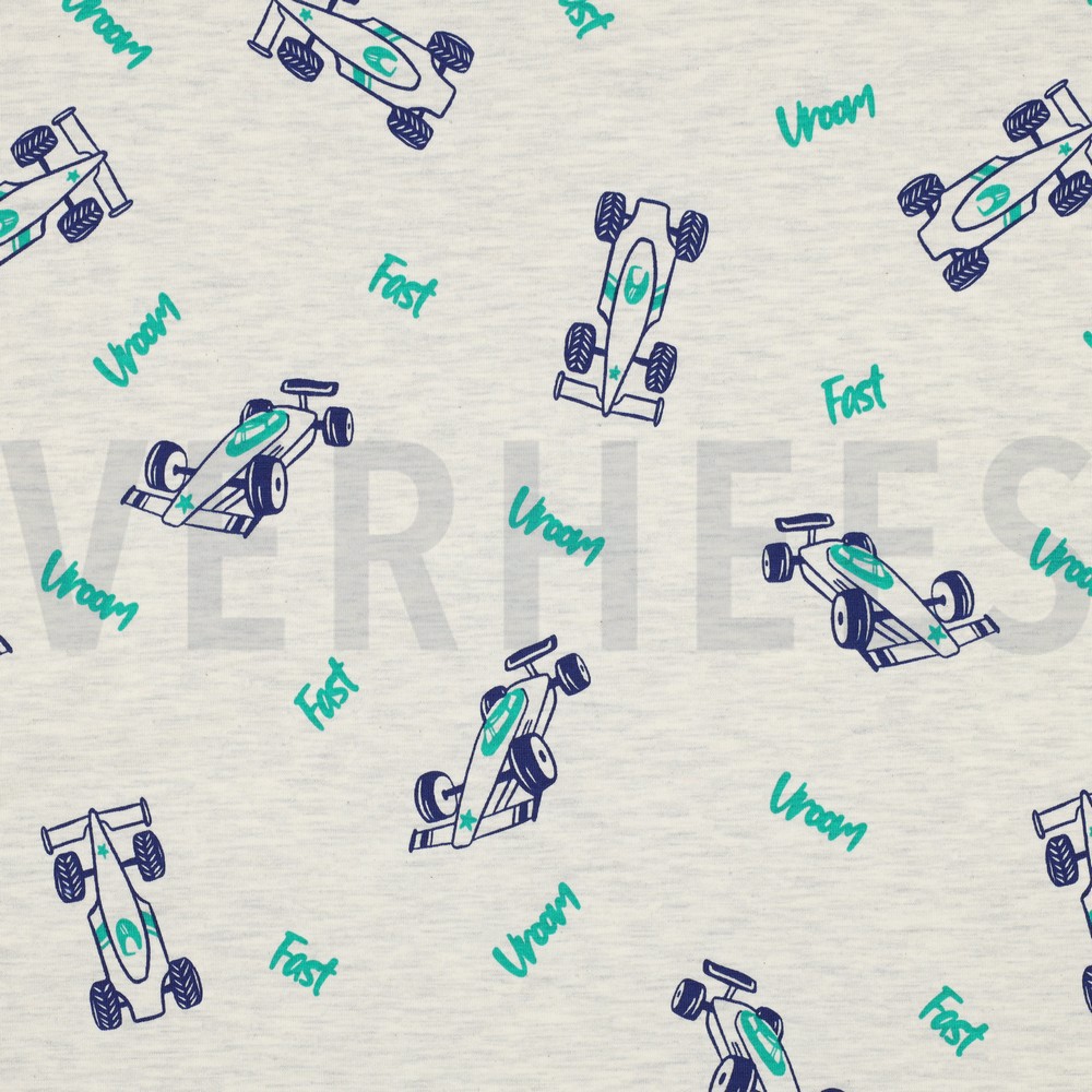 JERSEY MELANGE RACEAUTO’S ECRU