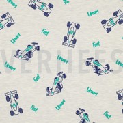 JERSEY MELANGE RACEAUTO’S ECRU (thumbnail)