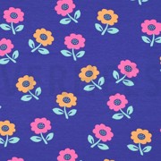 JERSEY NEON FLEURS BLEU COBALT (thumbnail)