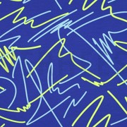 JERSEY NEON ABSTRAKT KOBALTBLAU (thumbnail)
