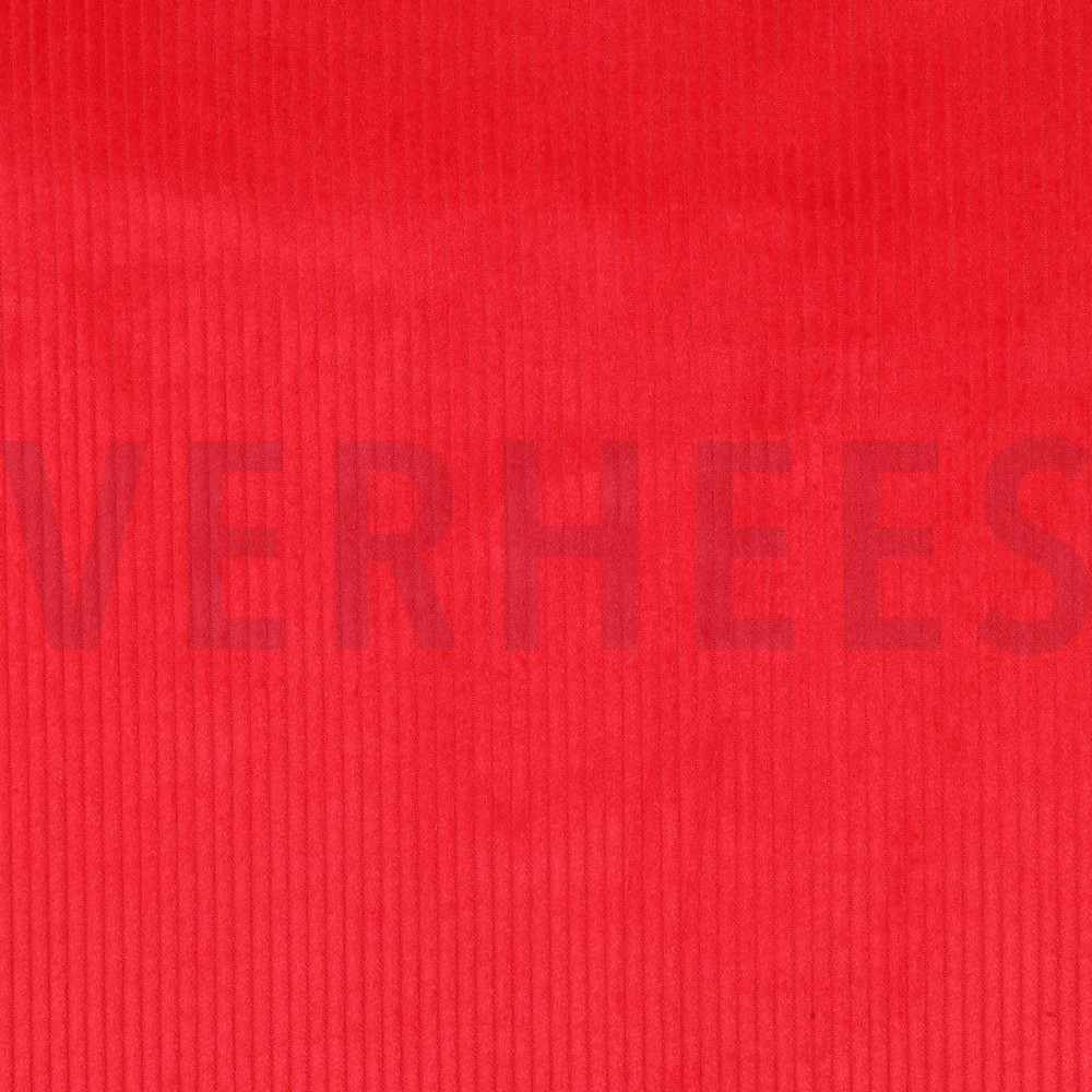 GEWASSEN RIBCORDUROY 4.5W ROOD