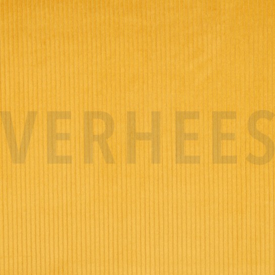 GEWASSEN RIBCORDUROY 4.5W GEEL #7