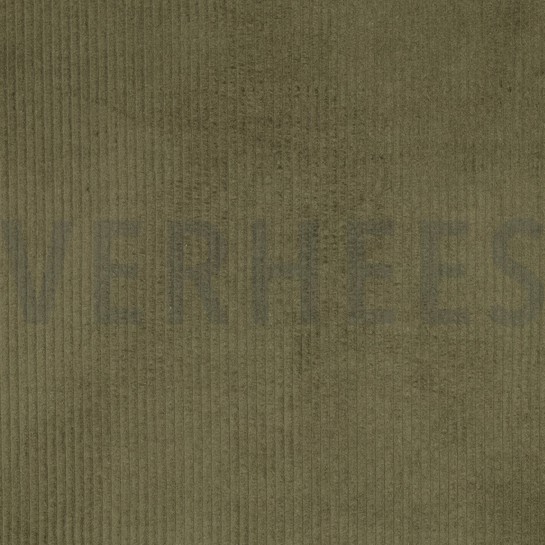 GEWASCHEN CORD 4.5W ARMEEGRÜN #7