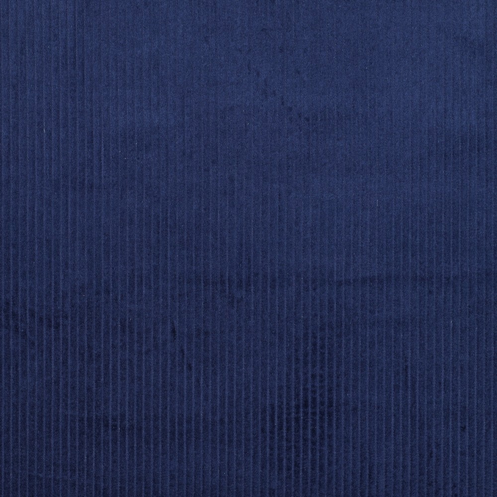 GEWASSEN RIBCORDUROY 4.5W DONKER KOBALTBLAUW