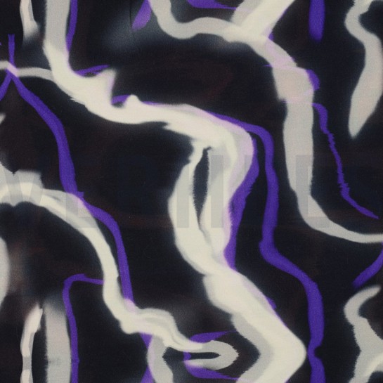 PUNTA DI ROMA DIGITAL ABSTRACT MARINEBLAU/OFFWHITE #7