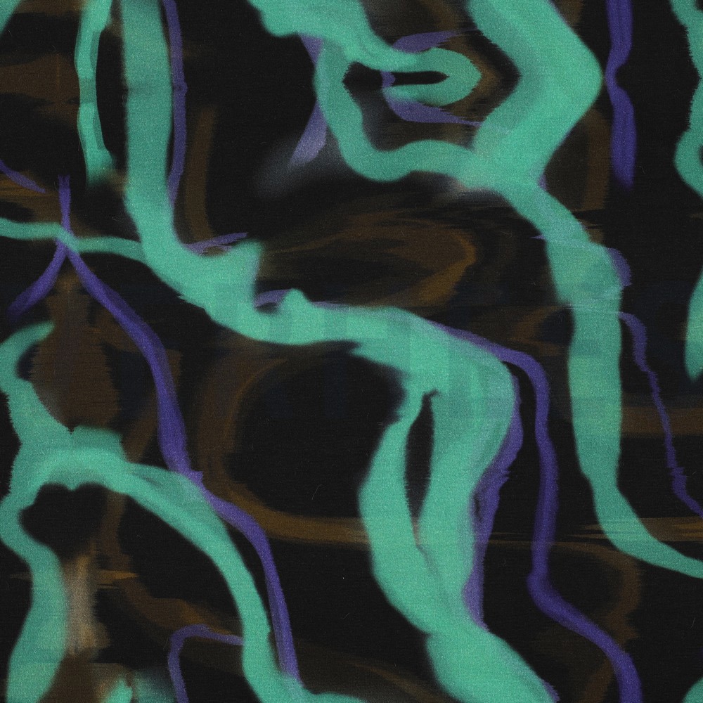 PUNTA DI ROMA DIGITAL ABSTRACT GREEN