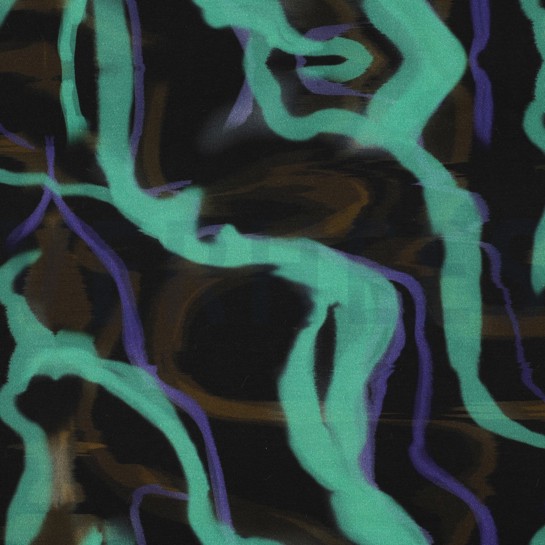 PUNTA DI ROMA DIGITAAL ABSTRACT GROEN #7