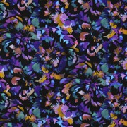 PUNTA DI ROMA DIGITAAL BLOEMEN ZWART (thumbnail)