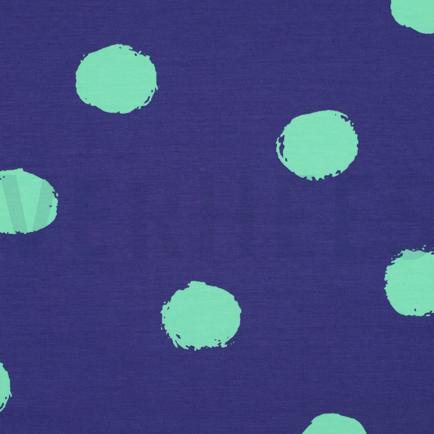 JERSEY GRANDS POIS BLEU COBALT (hover)