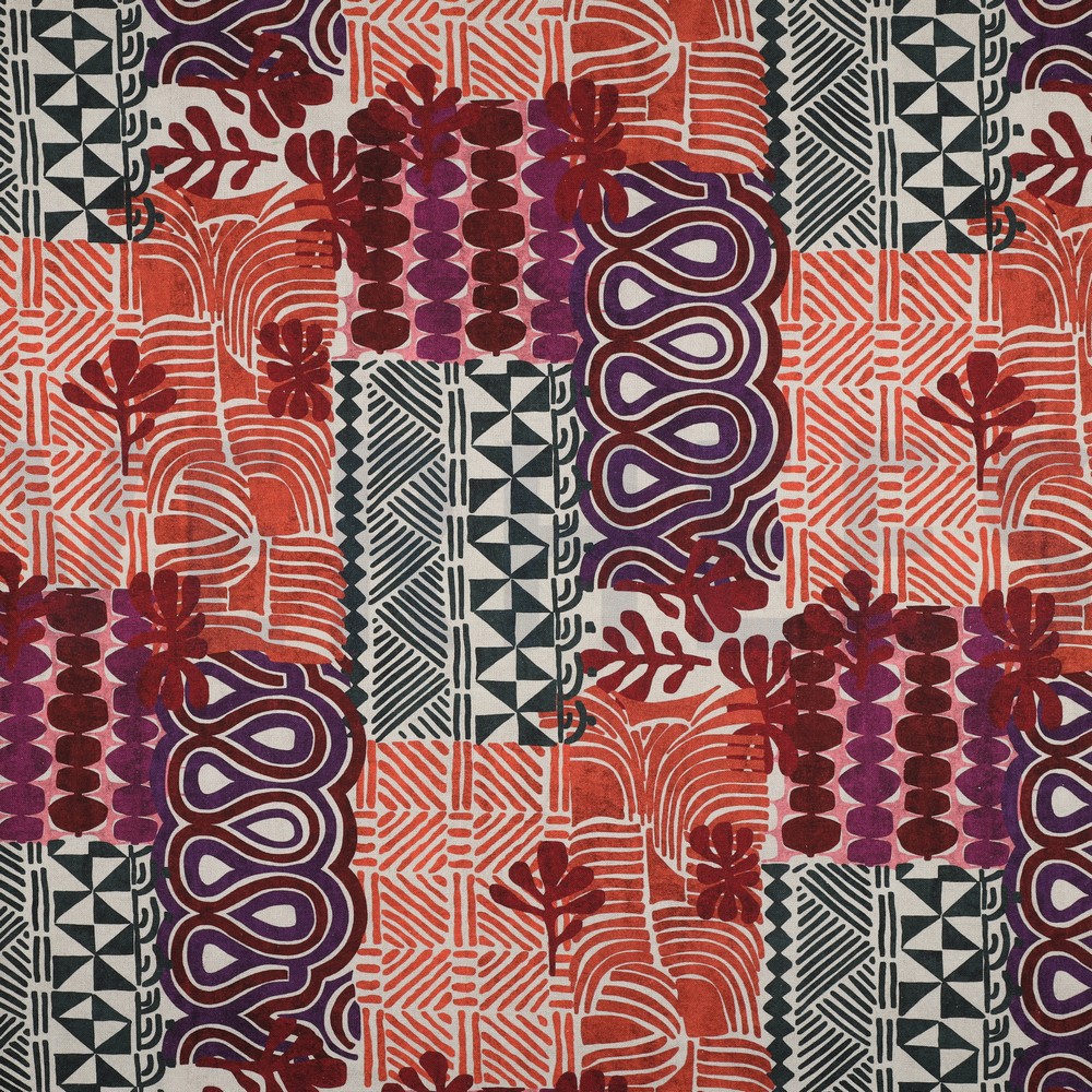 CANVAS DIGITAAL ABSTRACT ROOD