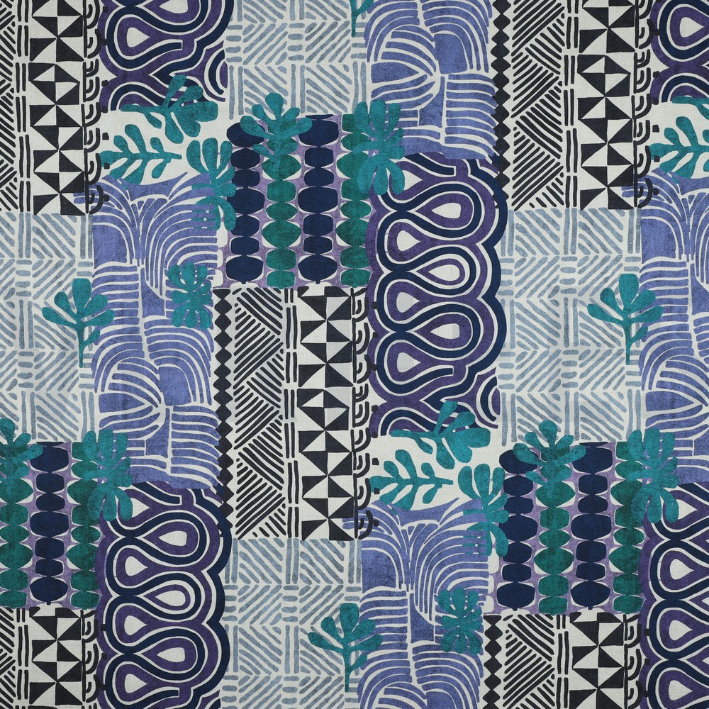 CANVAS DIGITAL ABSTRAKT BLAU