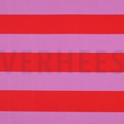 CANVAS STREIFEN ROT/MAUVE (thumbnail)