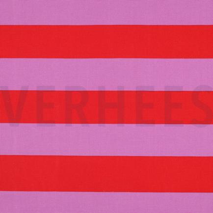 CANVAS STRIPES RED/MAUVE (hover)