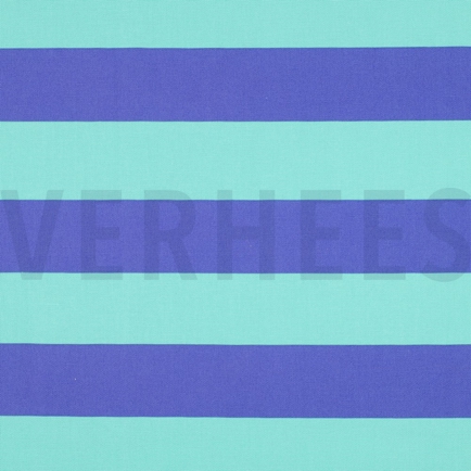 CANVAS STREIFEN MINT / BLAU (hover)