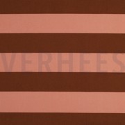 CANVAS STREIFEN LACHS/BRAUN (thumbnail)