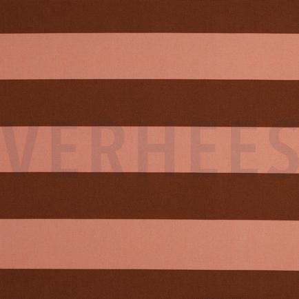 CANVAS STRIPES SALMON/BROWN (hover)