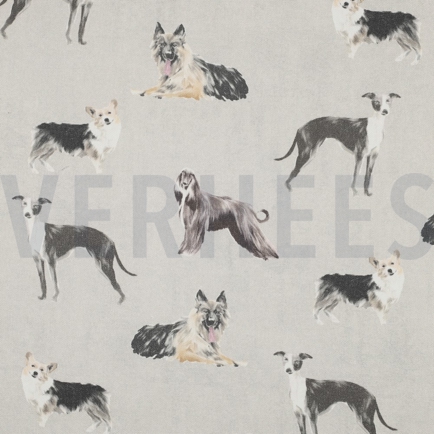 CANVAS DIGITAL HUNDE ECRU (hover)