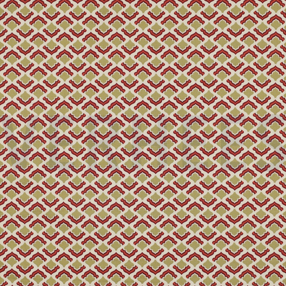 FINE POPLIN FLOWERS BORDEAUX