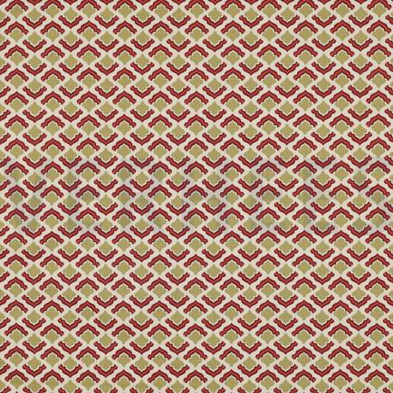 FINE POPLIN FLOWERS BURGUNDY (hover)