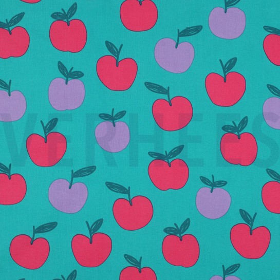 FINE POPLIN FRUIT PETROL #7