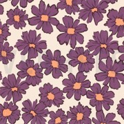 JOGGING FLOWERS LIGHT SAND (thumbnail)