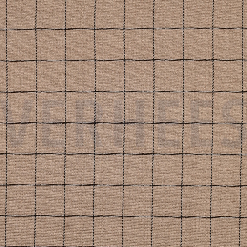 CHECKS BEIGE/BLACK