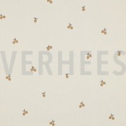 BAUMWOLLE POPELINE GOTS NATURAL FRÜCHTE NATUR (thumbnail)