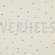 BAUMWOLLE POPELINE GOTS NATURAL REGENBÖGEN NATUR (thumbnail)