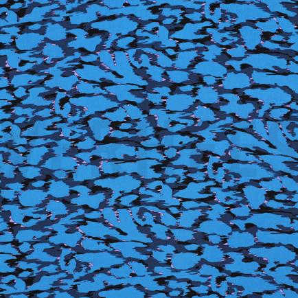 VISCOSE RADIANCE PEAU D’ANIMAL BLEU (hover)