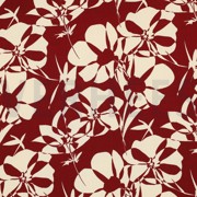 VISCOSE RADIANCE ABSTRACT FLOWERS RED (thumbnail)