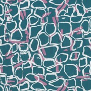 VISCOSE RADIANCE ABSTRACT PETROL (thumbnail)