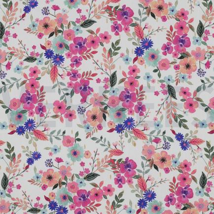 VISCOSE LUREX DIGITAL FLEURS BLANC (hover)