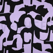 VISCOSE ROSELLA STRETCH GEOMETRISCH LAVENDEL (thumbnail)