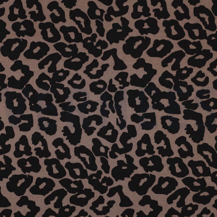 VISCOSE ROSELLA STRETCH ANIMAL SKIN BROWN (hover)