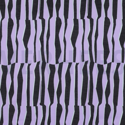 KATOEN VOILE GEOMETRISCH LAVENDEL (hover)