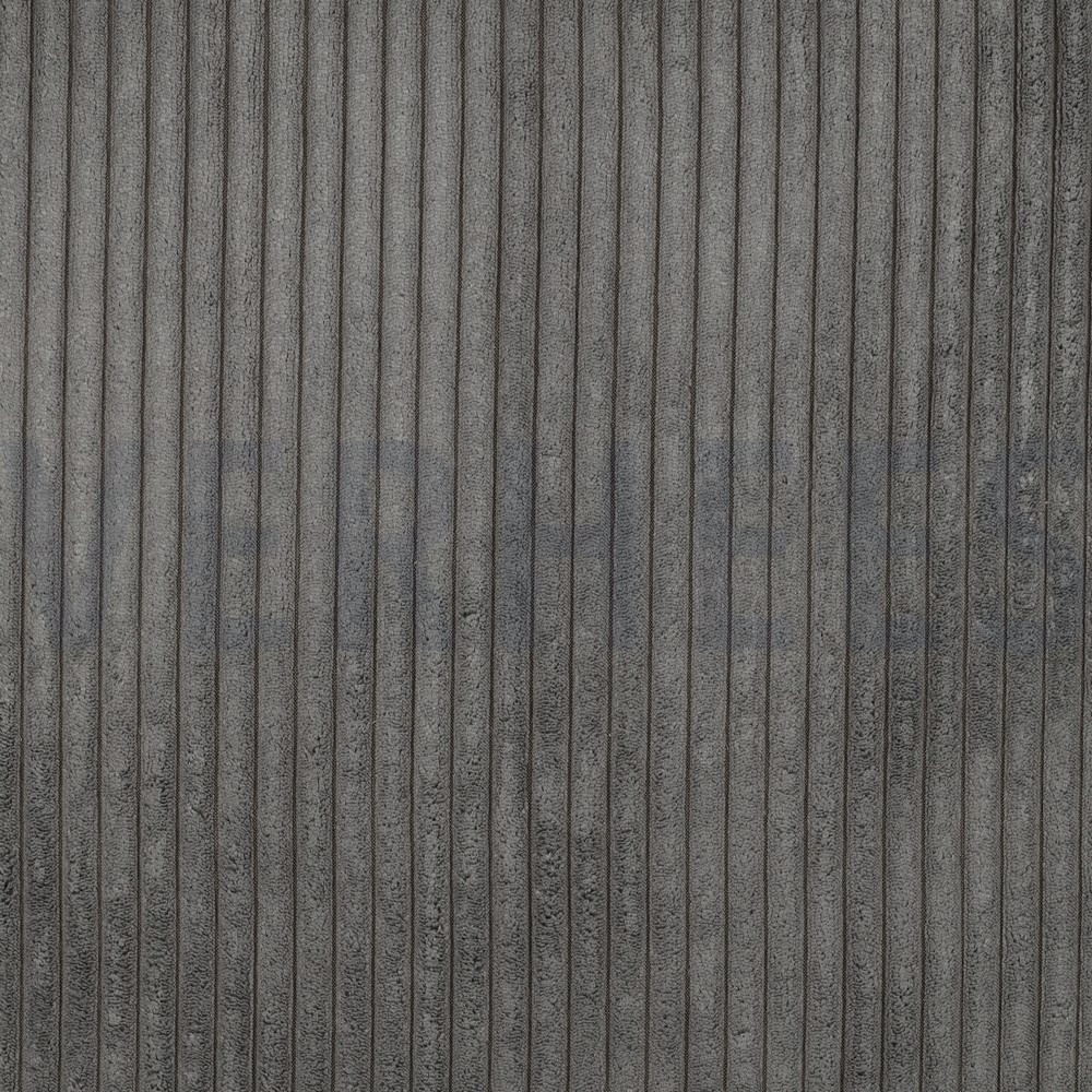 VELOURS DEKO CORD GRAU