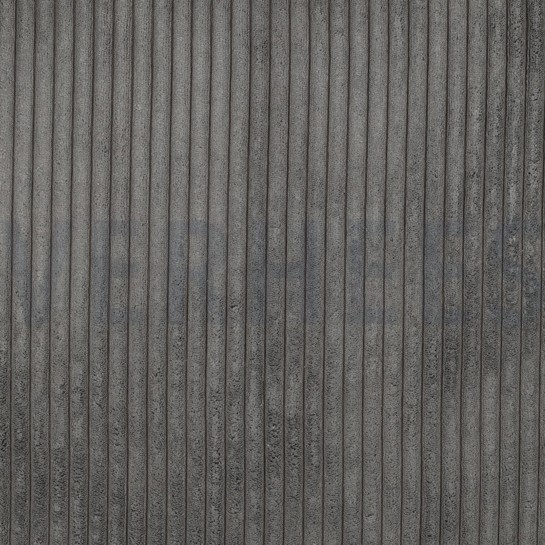 VELOURS DEKO CORD GRAU #7