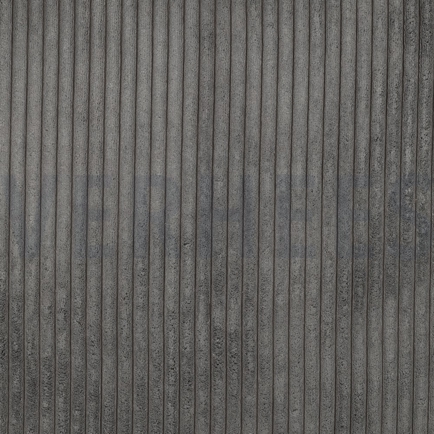 VELOURS DEKO CORD GRAU (hover)