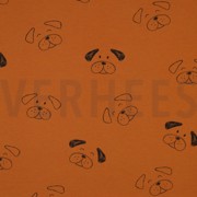 SOFT SWEAT CHIENS ROUGE BRIQUE (thumbnail)