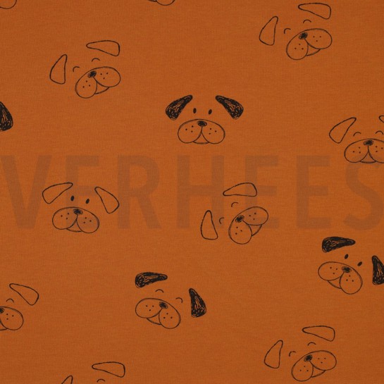 SOFT SWEAT CHIENS ROUGE BRIQUE #7