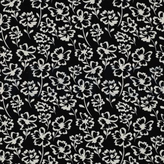 SOFT SWEAT FLOWERS BLACK #7